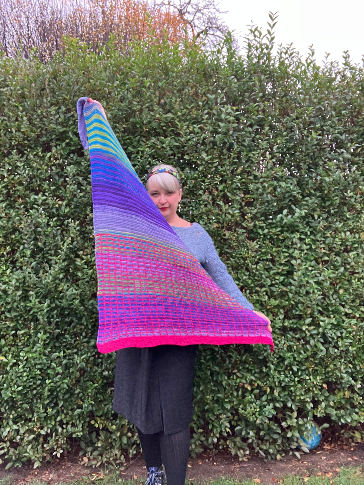 Wolstory patroon sjaal PERSEGI