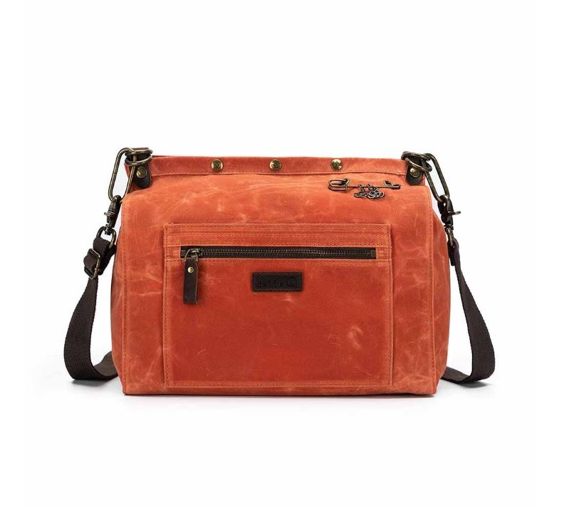 Della Q Makers Canvas 3in1 schoudertas 32x15x28cm