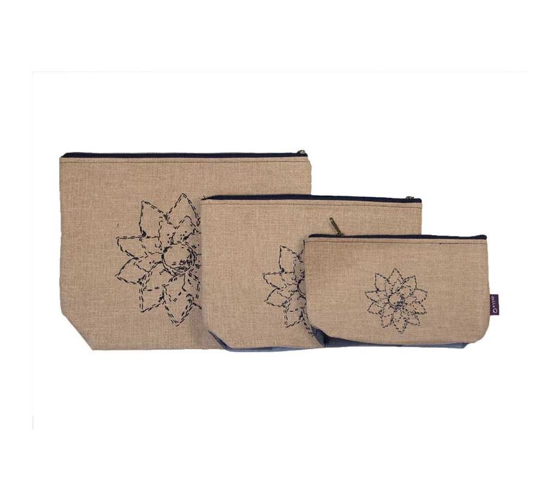 Della Q Ritsetui linnen-mesh set S-M-L