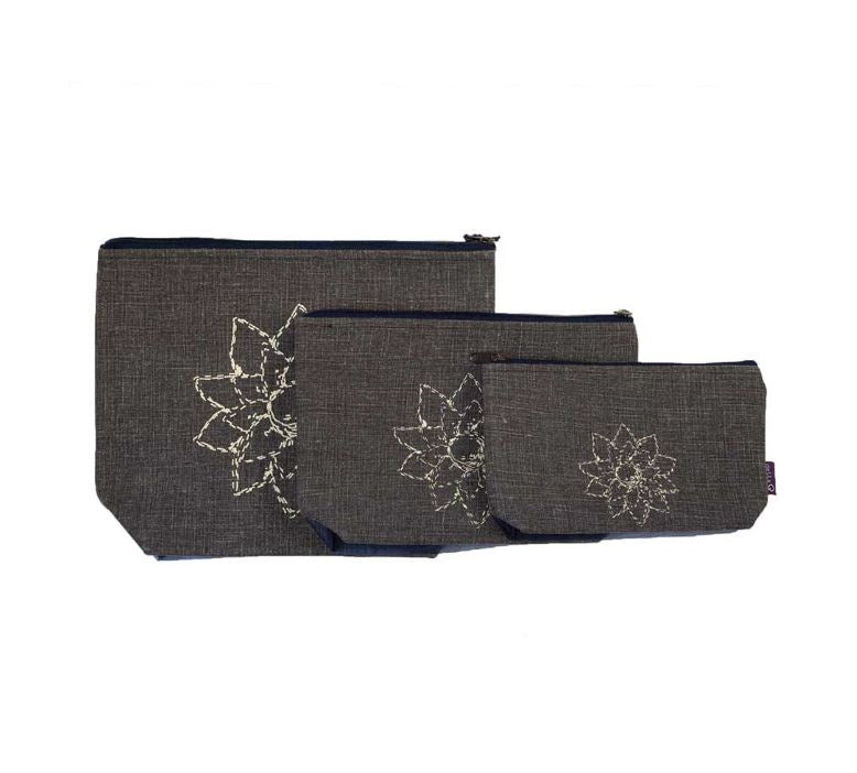 Della Q Ritsetui linnen-mesh set S-M-L