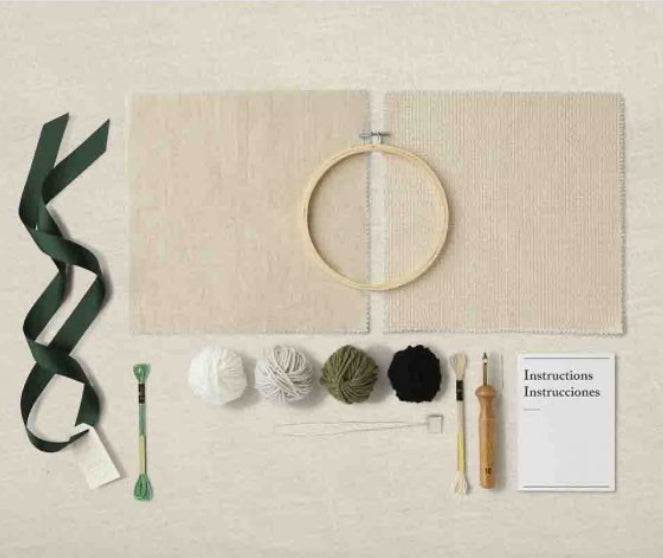 DIY Punch Needle pakket, DMC kit panda