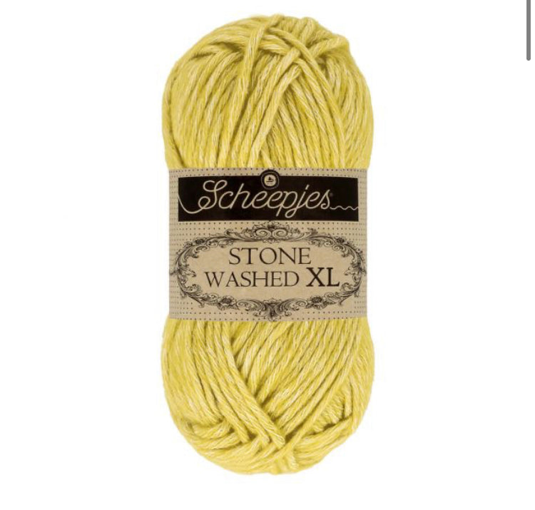 Scheepjes Stone Washed XL - 852 Lemon Quartz 75m/50g