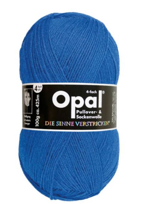 Opal Uni 4-draads - 5188 Blue 425m/100g