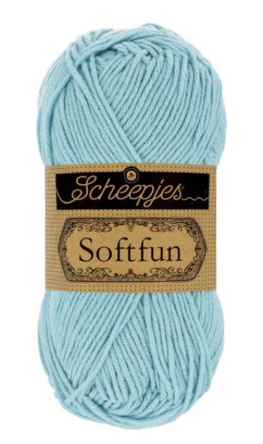 Scheepjes Softfun - 2432 Light Blue 140m/50g
