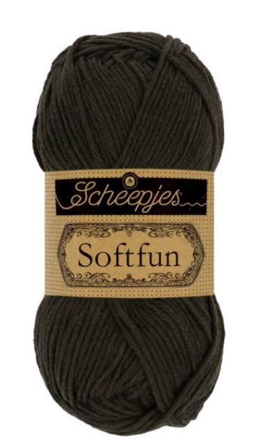 Scheepjes Softfun - 2628 Charcoal 140m/50g