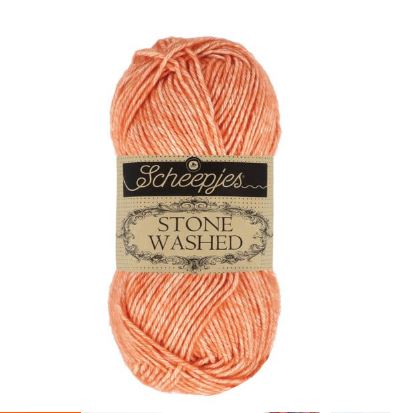 Scheepjes Stone Washed - 816 Coral 130m/50g