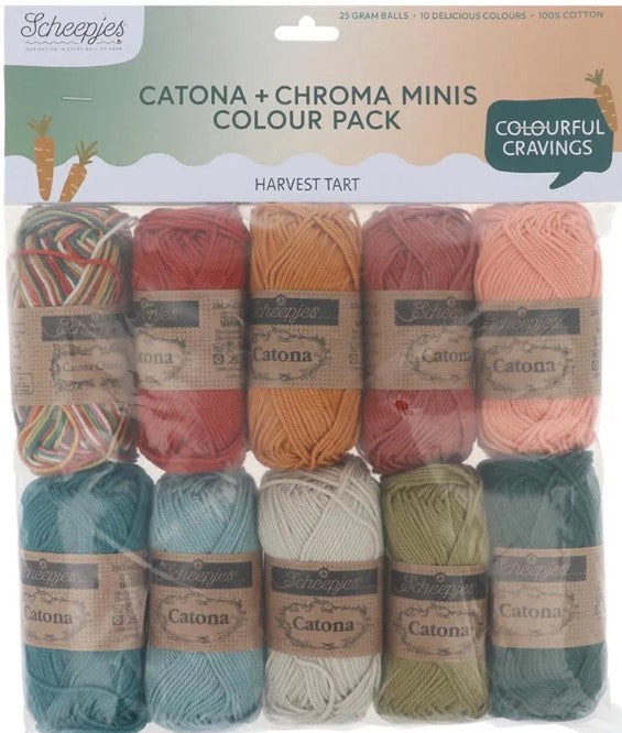 Scheepjes Catona en Chroma colour pack