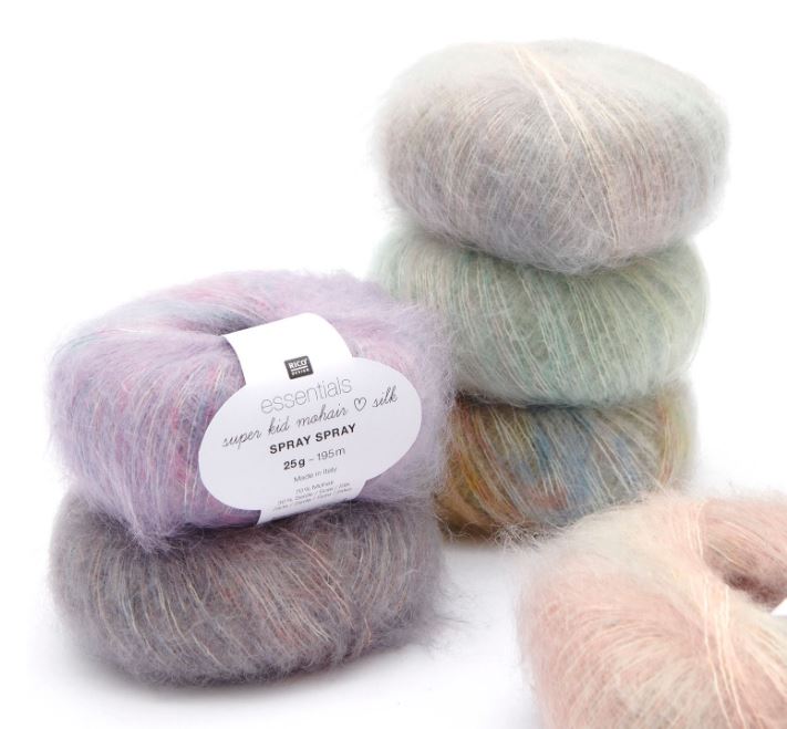 Rico Design Essentials Super Kid Mohair Loves Silk Spray - 195m/25g
