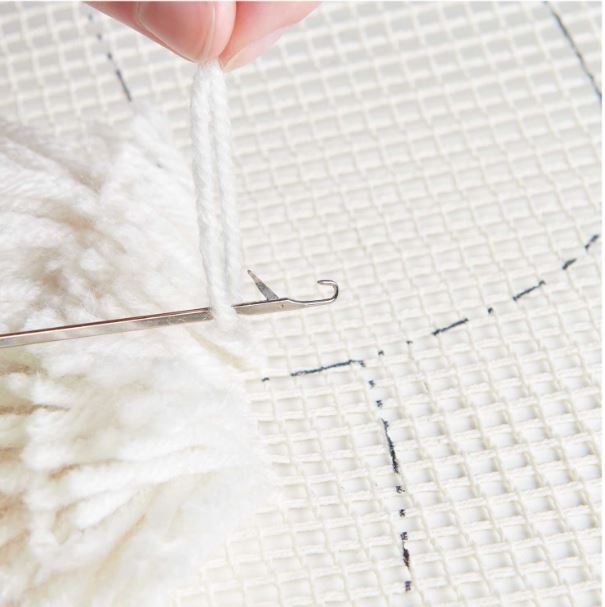 DIY Hooki Hooki pakket - Rico Design, Wall Hanging White Landscape