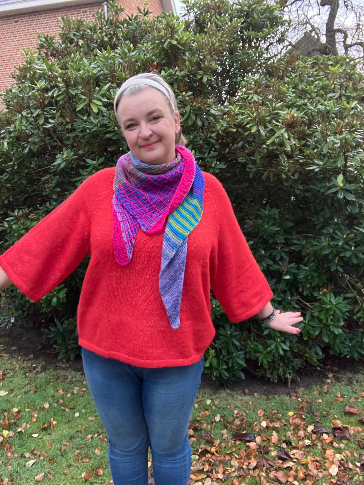 Wolstory patroon sjaal PERSEGI