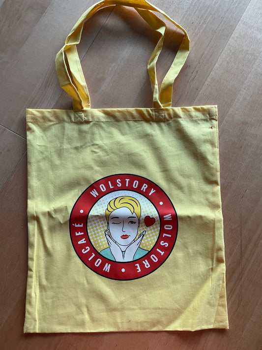 Totebag Wolstory Geel