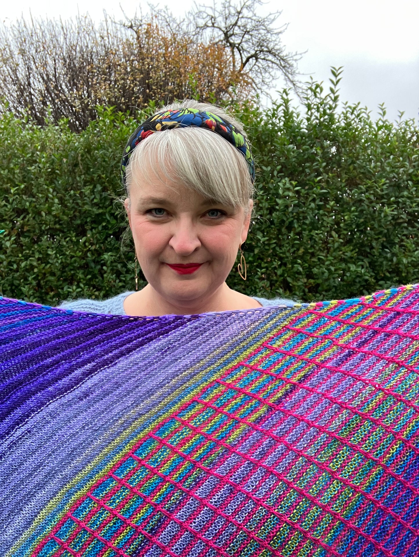 Wolstory patroon sjaal PERSEGI