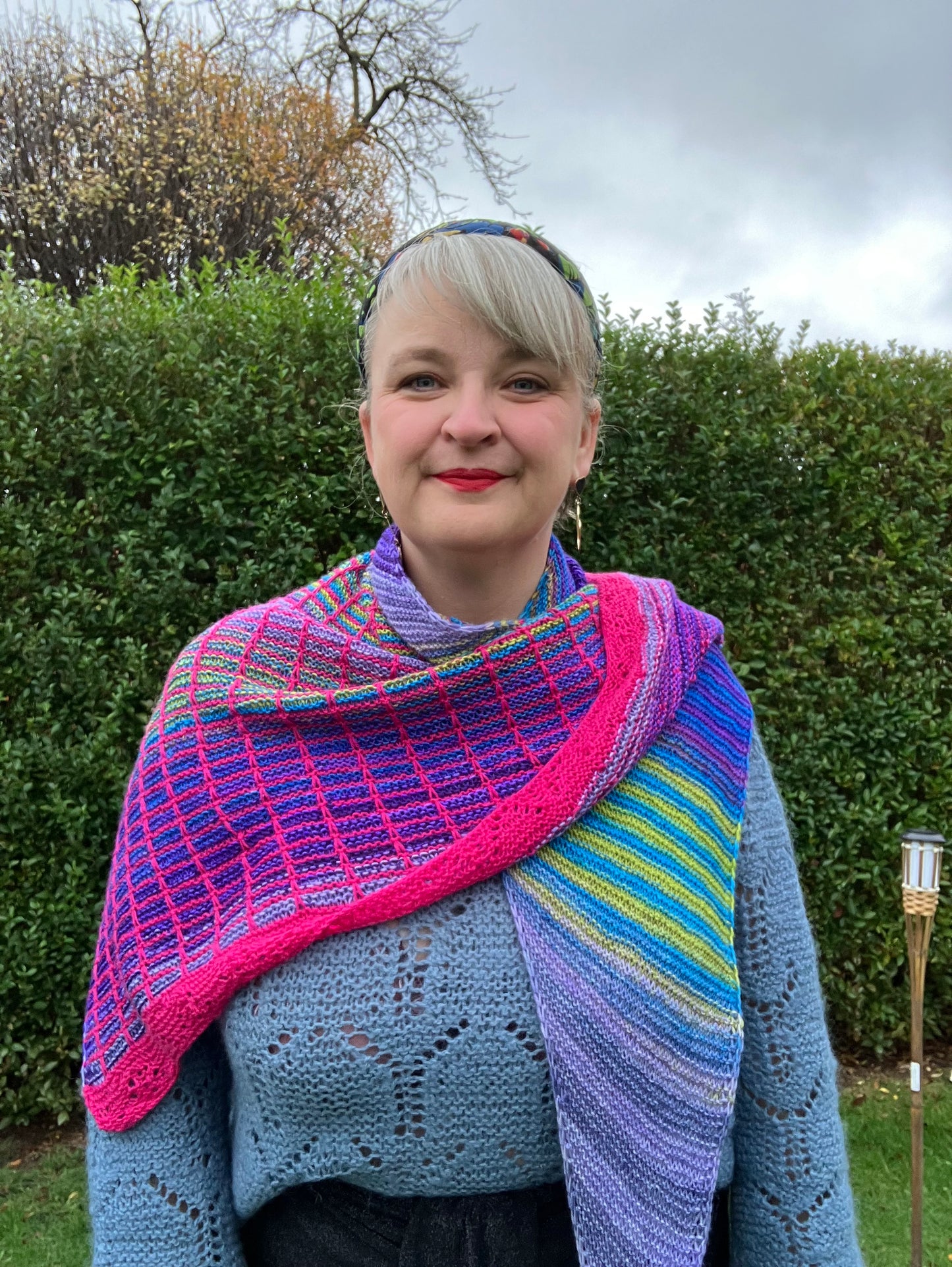 Wolstory patroon sjaal PERSEGI