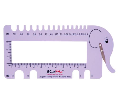 KnitPro Brei- en haaknaaldmeter met garensnijder