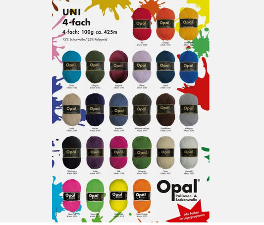 Opal Uni 4-draads - 425m/100g