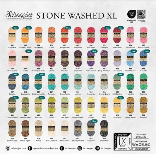 Scheepjes Stone Washed XL - 75m/50g