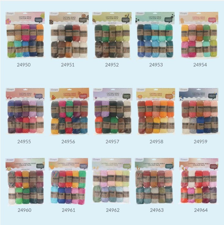 Scheepjes Catona en Chroma colour pack