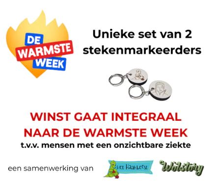 Stekenmarkeerdersset tvv De Warmste Week